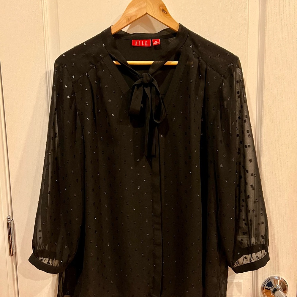 Elle brand sheer top